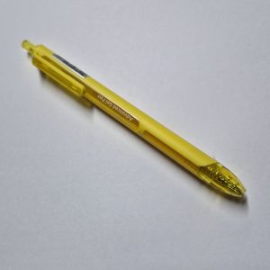 BOLIGRAFO DE GEL RETRACTIL KEYROAD 0,7MM AMARILLO