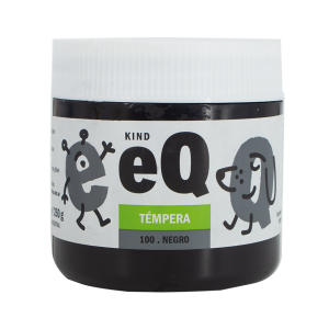 TEMPERA EQ X 200 CC NEGRO (100)
