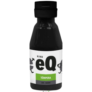 TEMPERA EQ X 150 CC NEGRO (100)