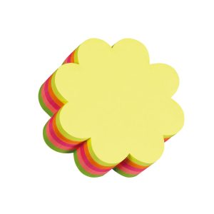 BLOCK DE NOTAS ADHESIVAS FORMA FLOR