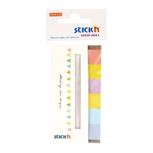 TARJETAS CON BANDERITAS ADHESIVAS COLORES PASTEL "CANDY"