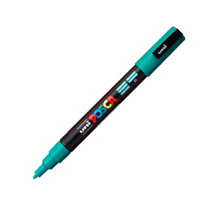 MARCADOR POSCA PC-3M VERDE ESMERALDA